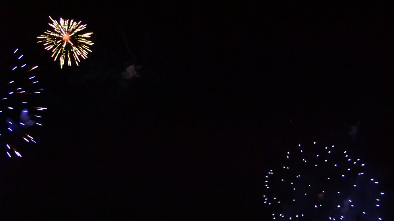 Stock Video Fireworks Exploding Across The Night Sky Live Wallpaper For PC - Free Download