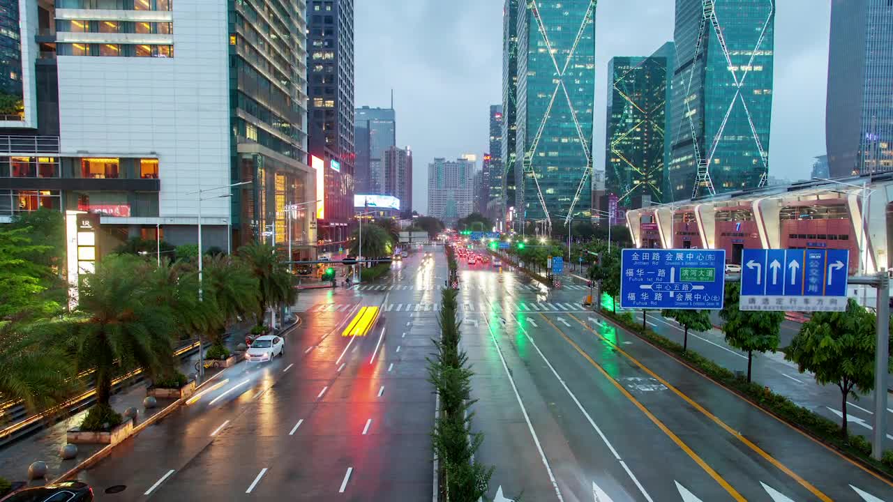Free Stock Video Shenzen Traffic On Wet Roads Live Wallpaper - Free Download