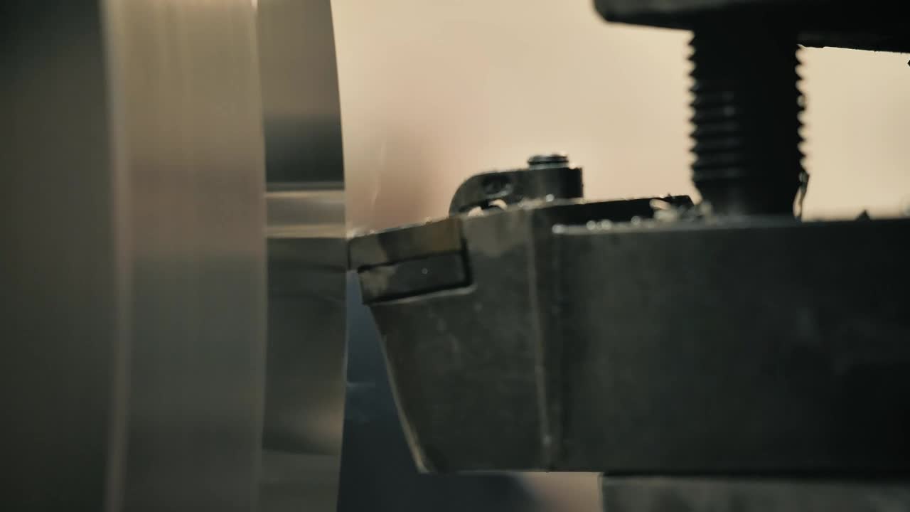 Stock Video Lathe Cutting Steel Animated Wallpaper - Free Download