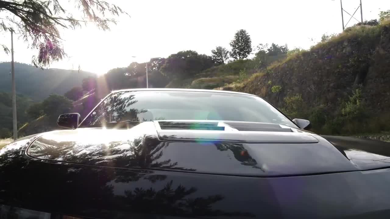 Free Video Stock Sports Car Parked Next To A Highway Live Wallpaper - Free Download
