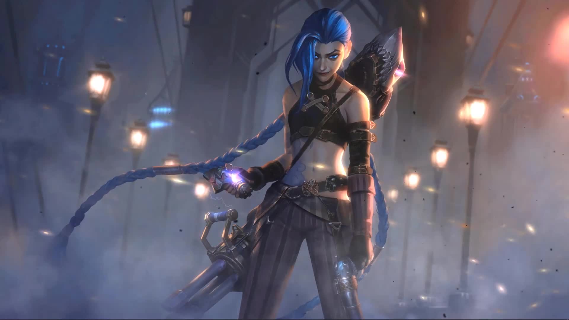 Netflix Arcane Jinx With Pistols Live Wallpaper - Free Download