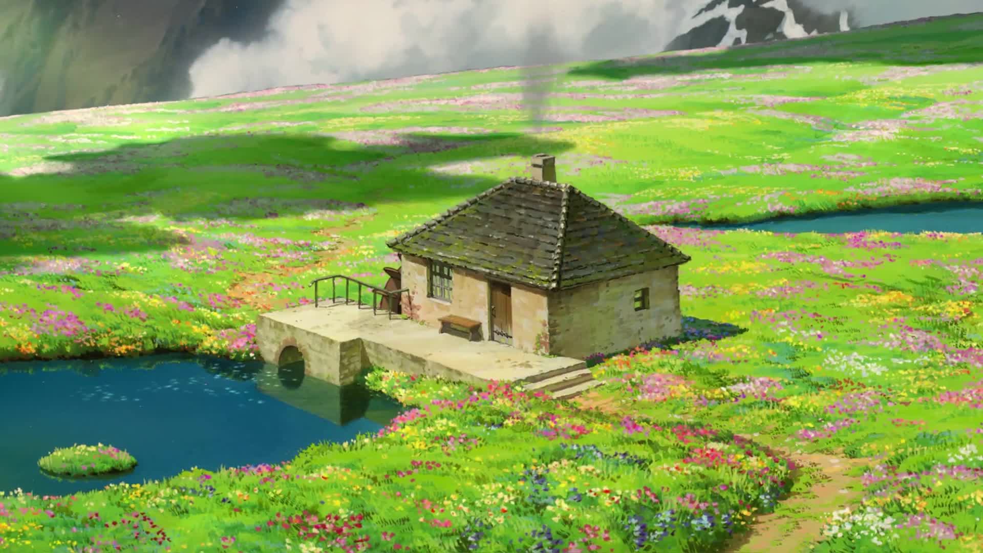 Howls Moving Castle Landscape Live Wallpaper - Free Download