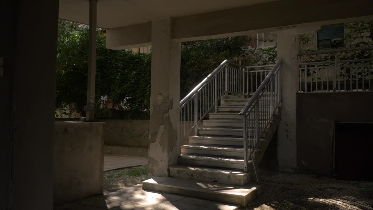 Stock Video Exercising At The Base Of A Staircase Live Wallpaper For PC - Free Download