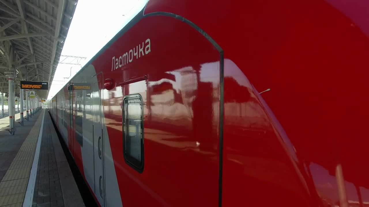 Stock Video Modern Passenger Train In Russi Animated Wallpaper - Free Download