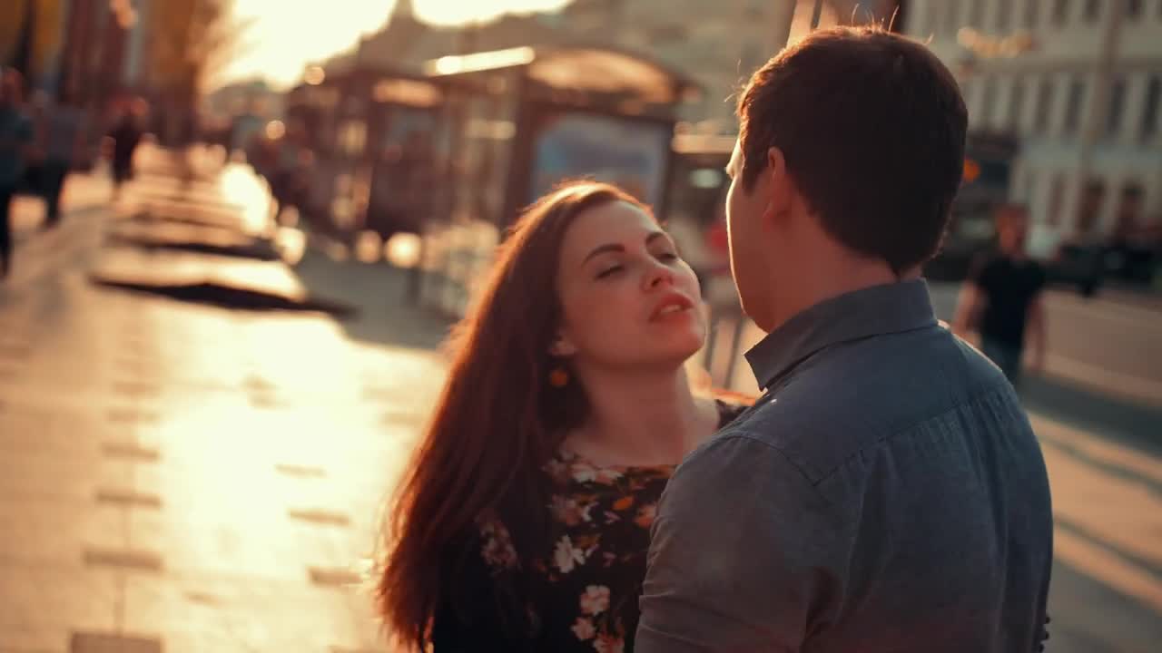 Stock Video Fiancees Dancing And Joking On A Sunset Live Wallpaper For PC - Free Download