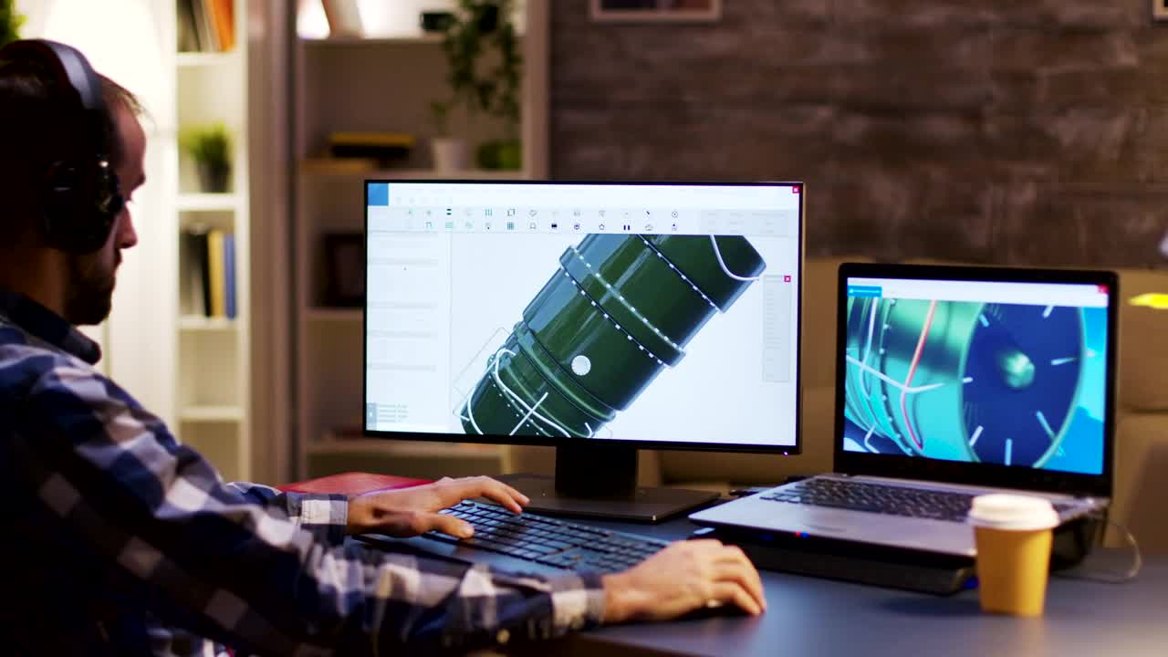 Stock Video Man Working With A D Applicatio Animated Wallpaper - Free Download