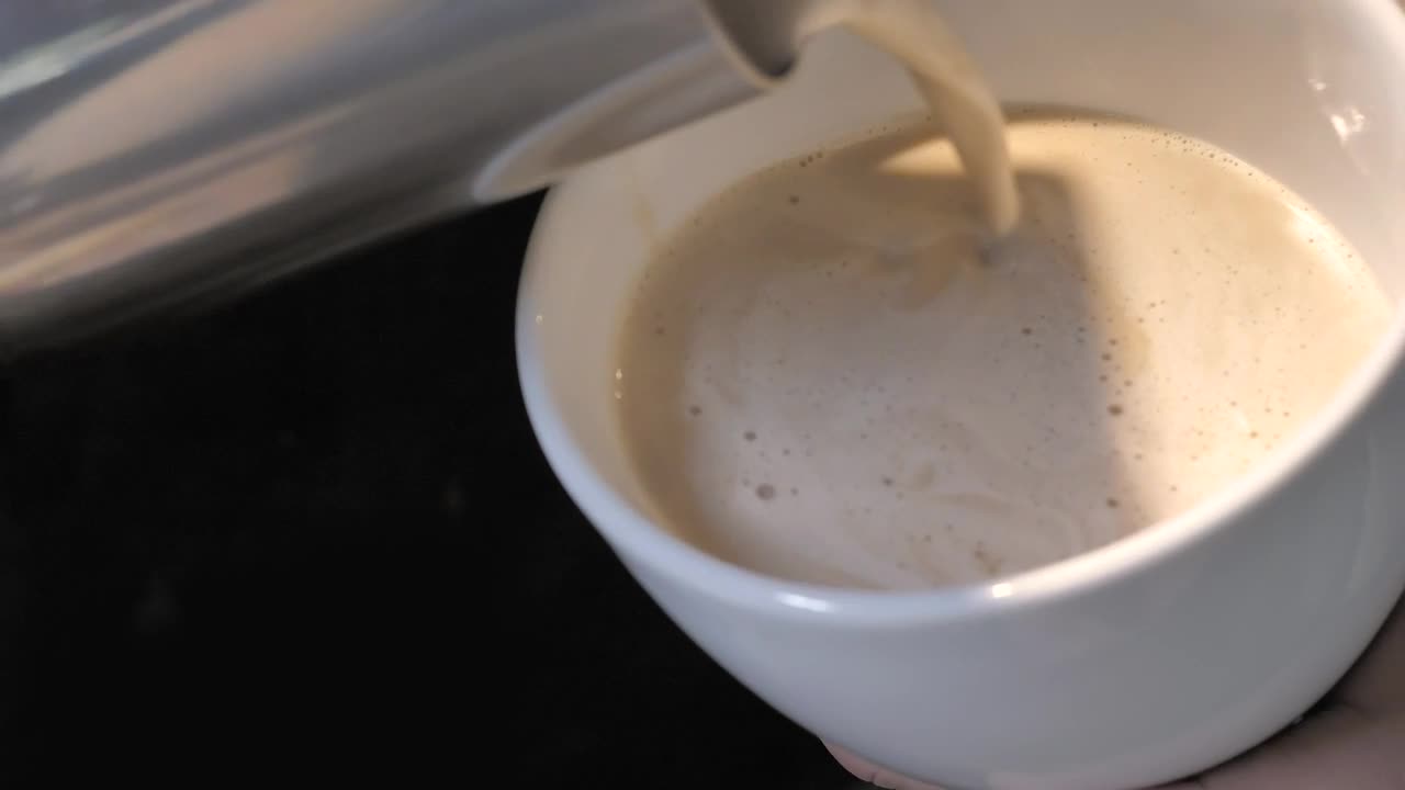 Stock Video Coffee Is Served In A Cup Live Wallpaper For PC - Free Download