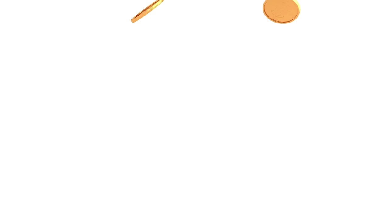 Stock Video Dropping Gold Coins Live Wallpaper For PC - Free Download