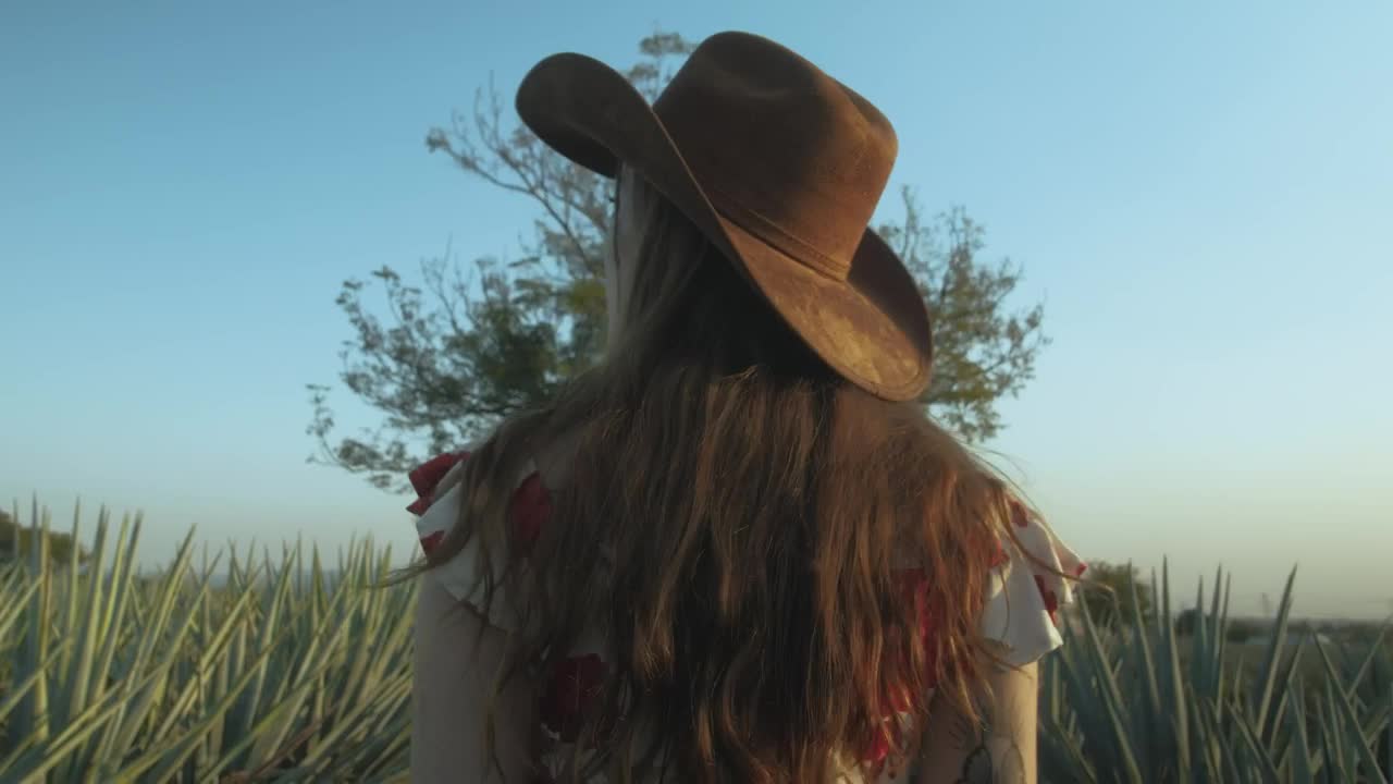 Stock Video Girl With Mexican Style Walking Through A Ranch Live Wallpaper For PC - Free Download