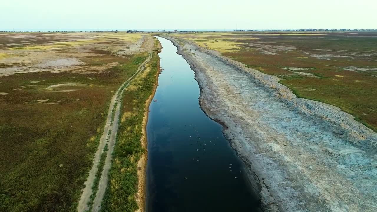 Stock Video Flying Over A Calm River Live Wallpaper For PC - Free Download