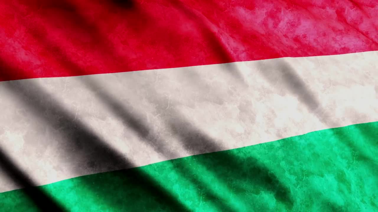 Stock Video Hungary Flag Render Animated Wallpaper - Free Download