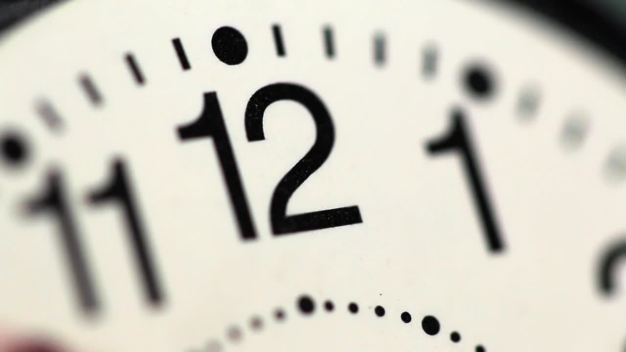 Free Video Stock the number twelve on the clock Live Wallpaper - Free Download