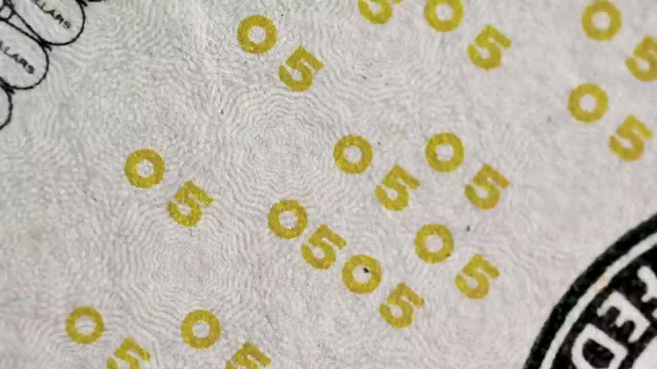 Video Stock Quick Sequence Of Detailed Images Of A  Dollar Bill Live Wallpaper Free - Free Download