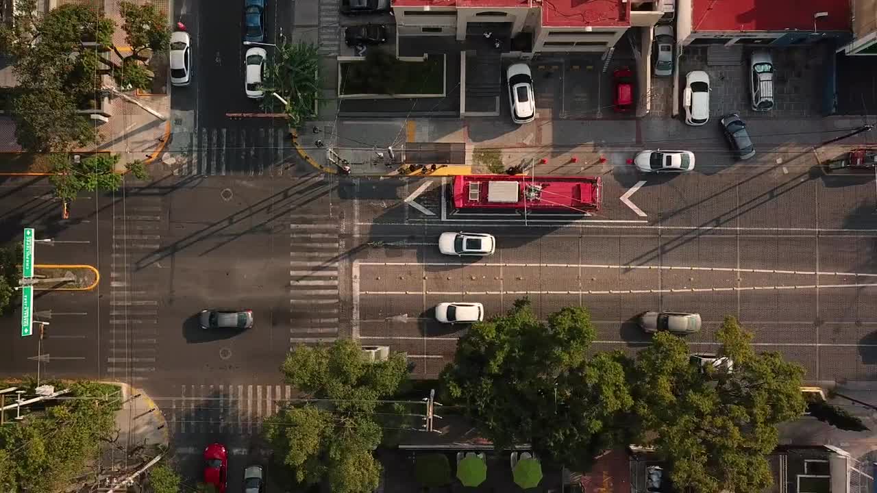 Stock Video Daytime City Traffic Aerial View Live Wallpaper For PC - Free Download
