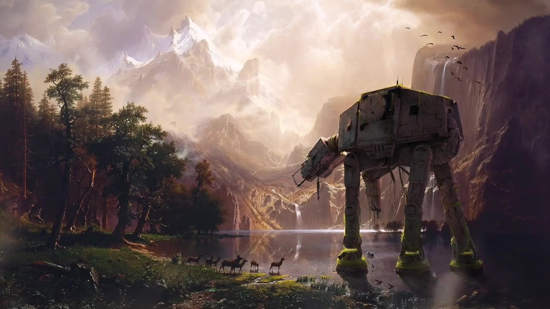 [Star Wars] Deserted At At Animated Windows - Free Download