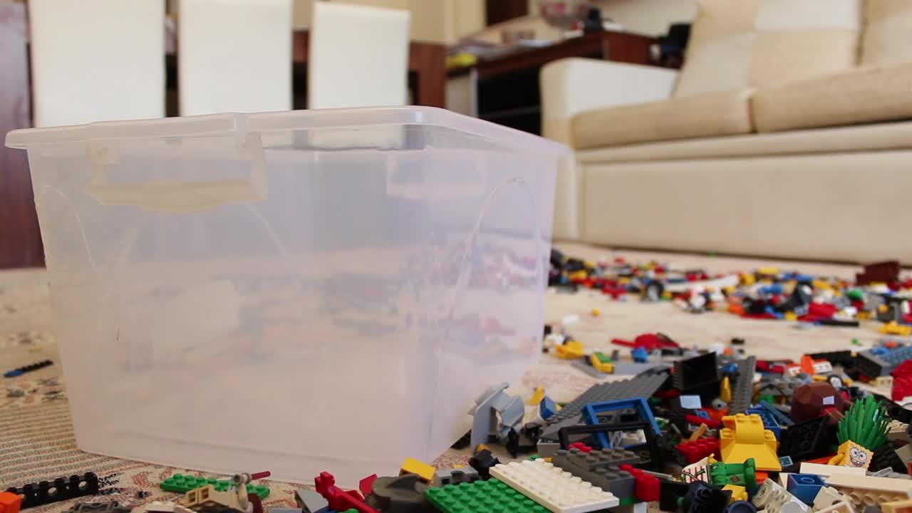 Stock Video Collecting Lego Pieces In A Plastic Box Live Wallpaper For PC - Free Download