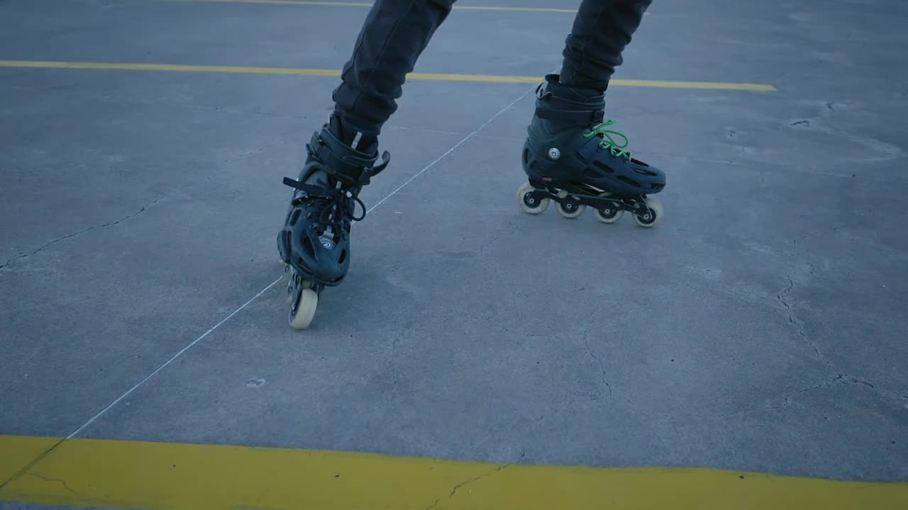 Free Stock Video Rolling Skates Through A Parking Lot Live Wallpaper - Free Download