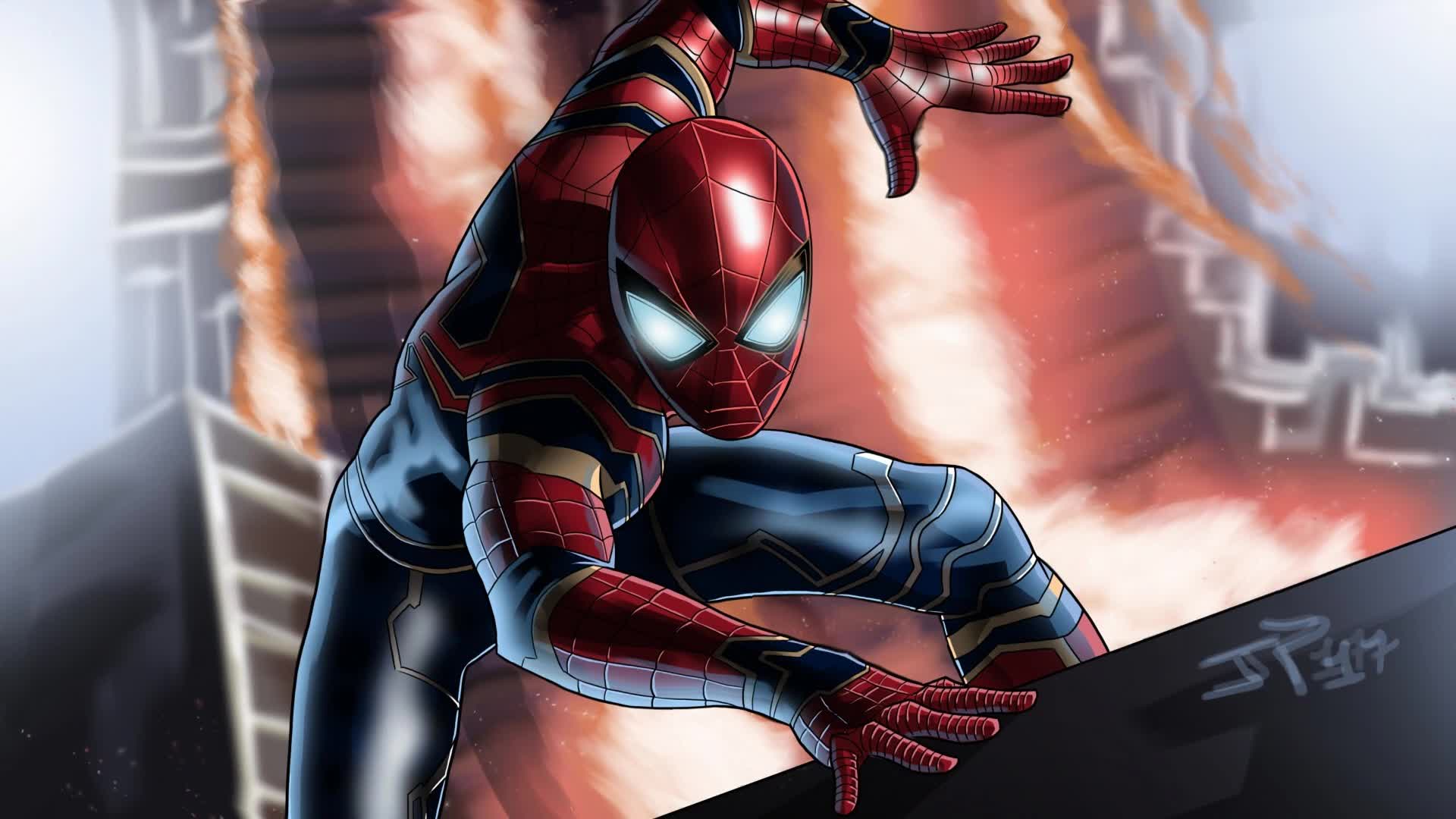 Infinity  War  Iron  Spider  Man  Live  Wallpaper - Free Download