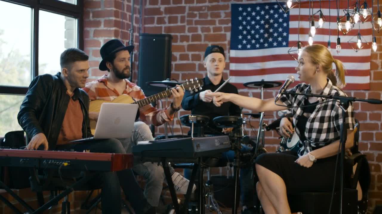 Stock Video Giving Instructions To Musicians Live Wallpaper For PC - Free Download