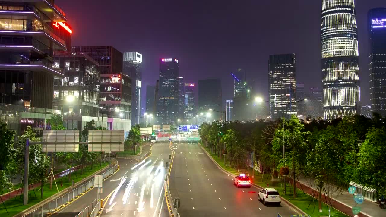 Free Stock Video Shenzen Highway And City Skyscraper Flashing Live Wallpaper - Free Download