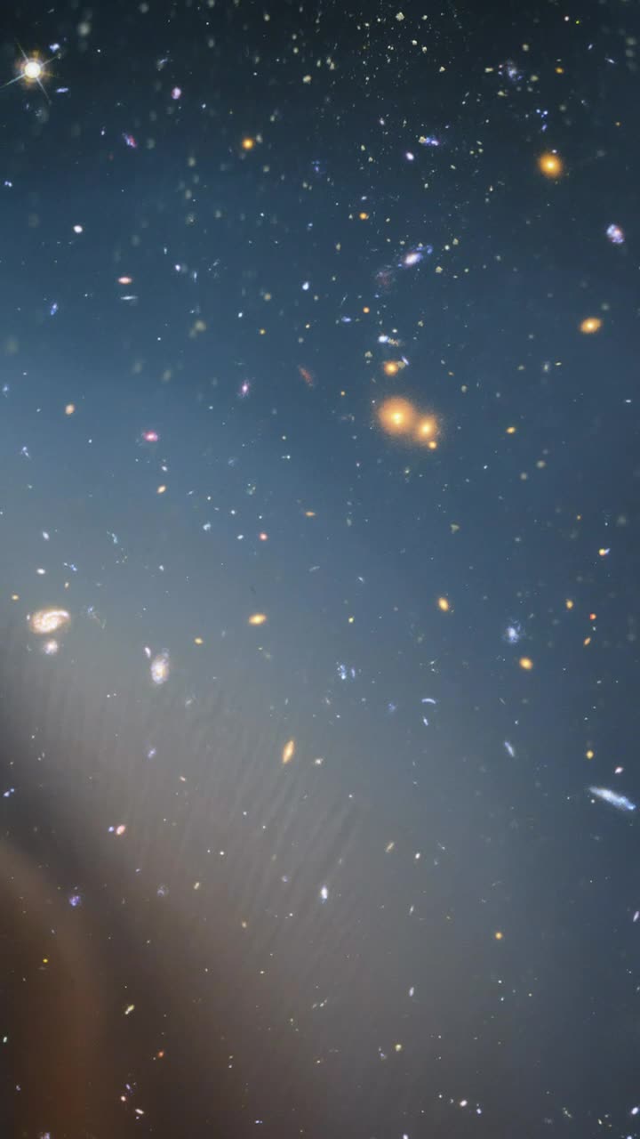 Stock Video Infinite Space Covered In Stars And Galaxies With Gradient Colors Animated Wallpaper - Free Download