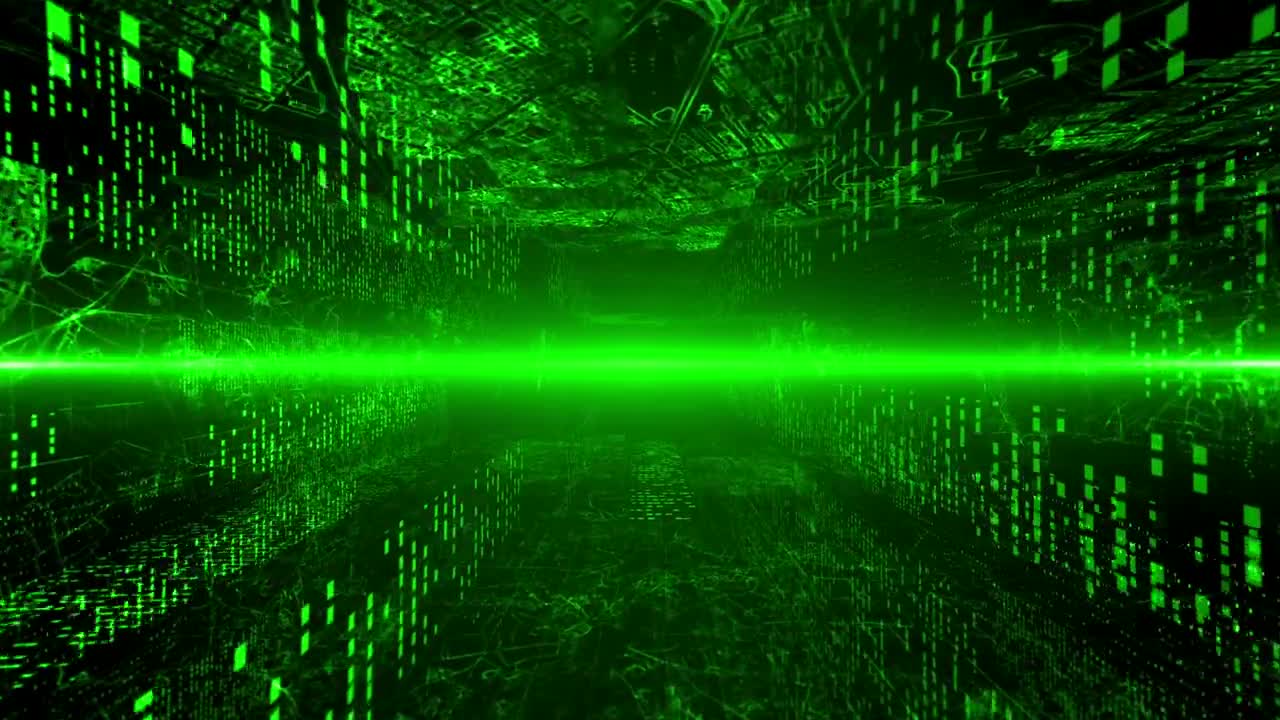 Stock Video Information Concept In The Matrix Animated Wallpaper - Free Download