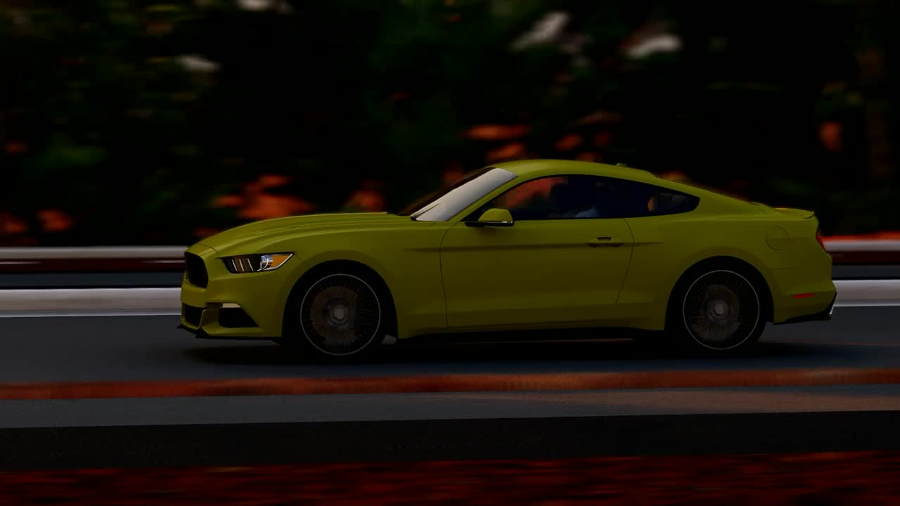 Stock Video Green Luxury Sports Car D Render Live Wallpaper For PC - Free Download