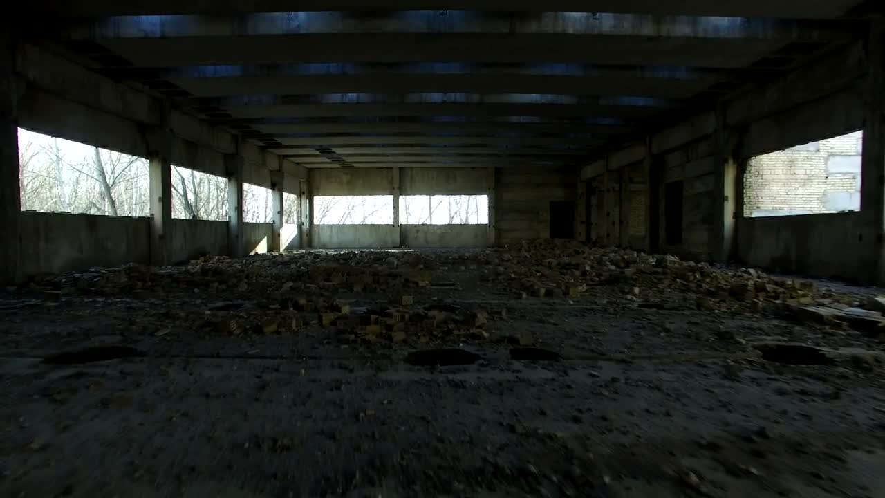 Stock Video Flying Through An Abandoned Place Live Wallpaper For PC - Free Download