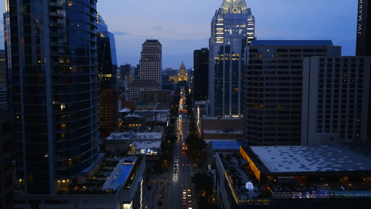 Free Video Stock Slow Aerial Travel Between The Skyscrapers Of A City Live Wallpaper - Free Download