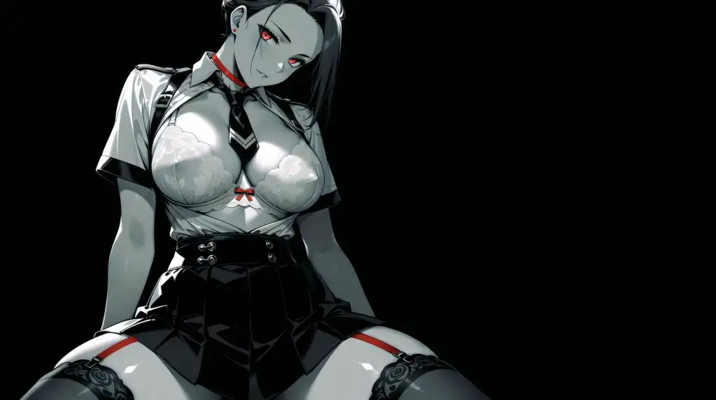 Girl Black Background - Live Wallpaper - Free Download