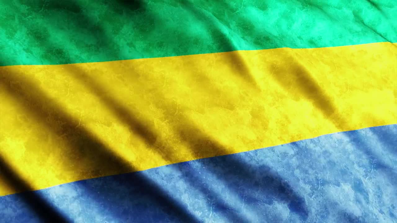 Stock Video Gabon Flags Close Up Live Wallpaper For PC - Free Download