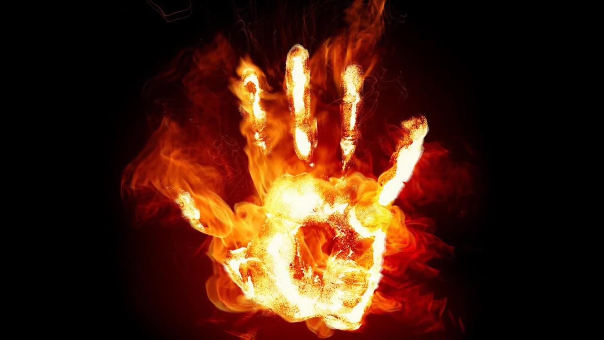 Fire  Hand  Fantasy  Livev  Wallpaper - Free Download