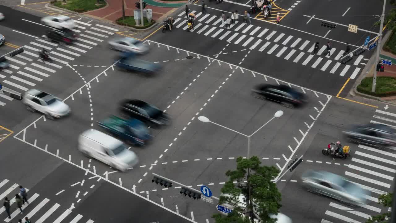 Stock Video Heavy Traffic In Seoul Animated Wallpaper - Free Download