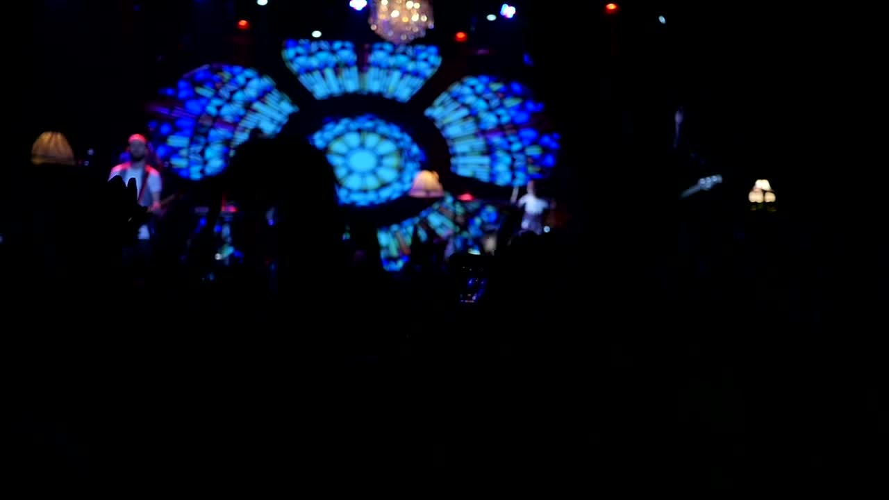 Stock Video Concert Of A Band Among The Audience Applauding Live Wallpaper For PC - Free Download