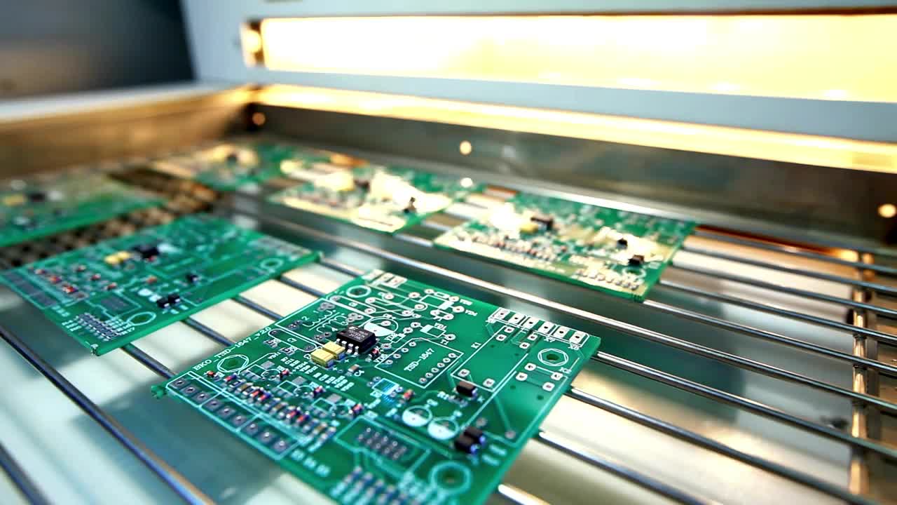 Stock Video Manufacturing Computer Hardwar Animated Wallpaper - Free Download