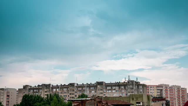 Stock Video Clouds Over Large Apartments  Smal Live Wallpaper For PC - Free Download