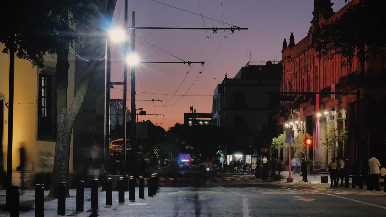Video Stock City Street With Trolleybus At Night Live Wallpaper For PC - Free Download