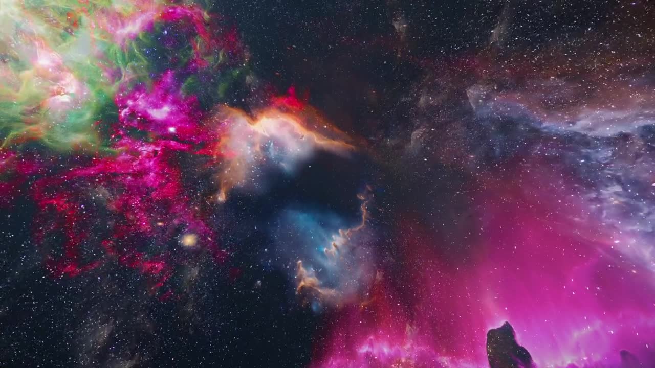 Stock Video Crossing The Universe Between Nebulae And Galaxies Live Wallpaper For PC - Free Download