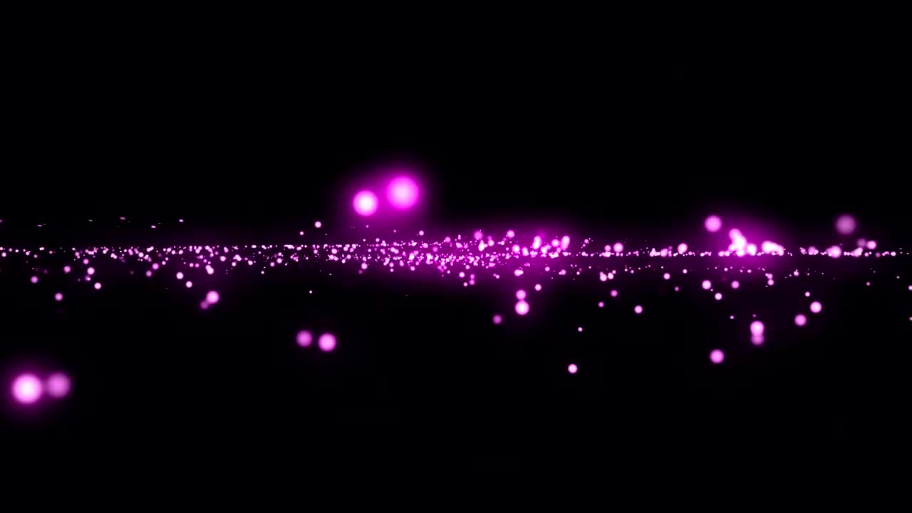 Free Video Stock Sparkles Of Neon Lights Flying In The Dark Live Wallpaper - Free Download