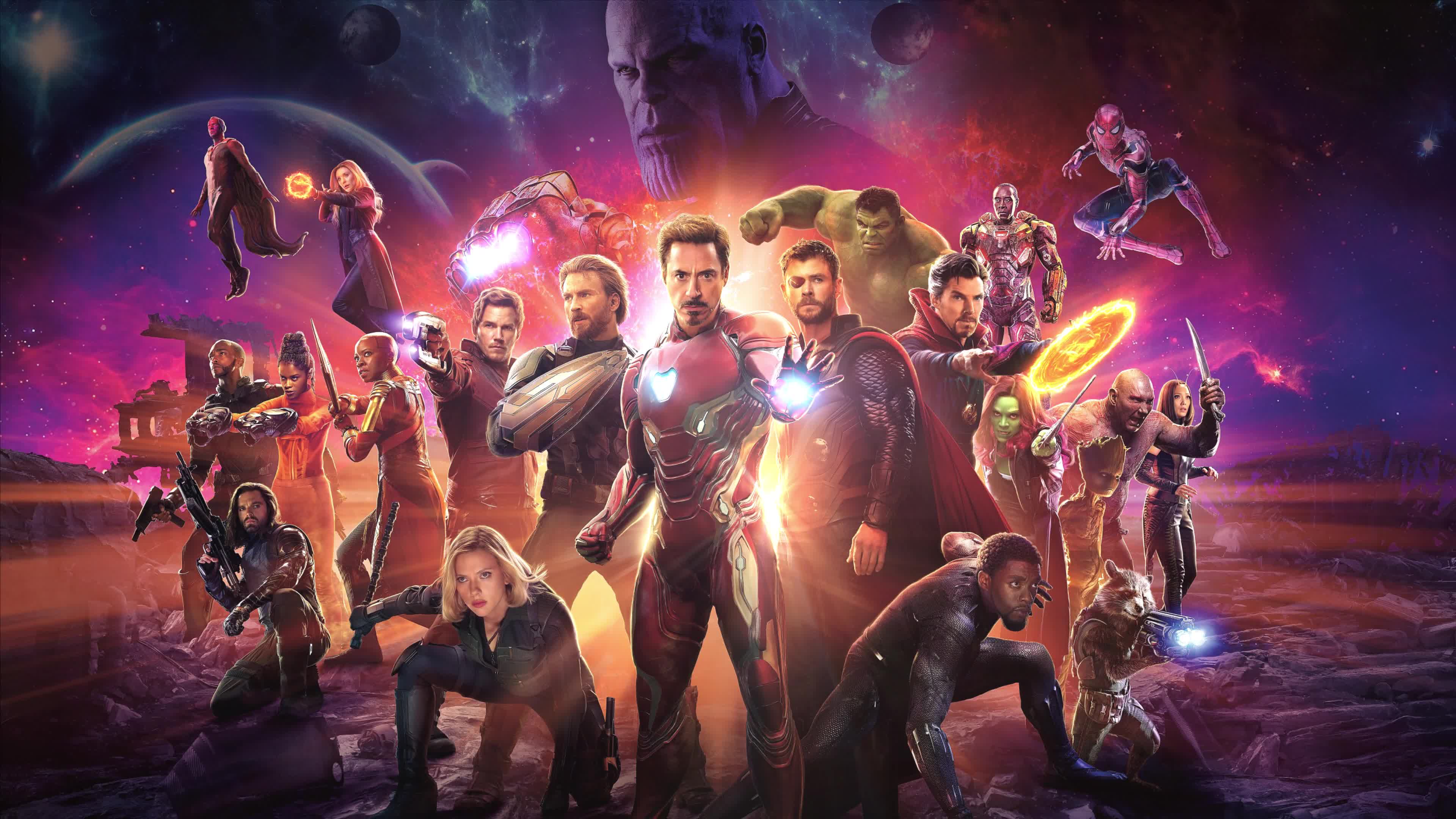 Avangers Infinity War 4K Live Wallpaper - Free Download
