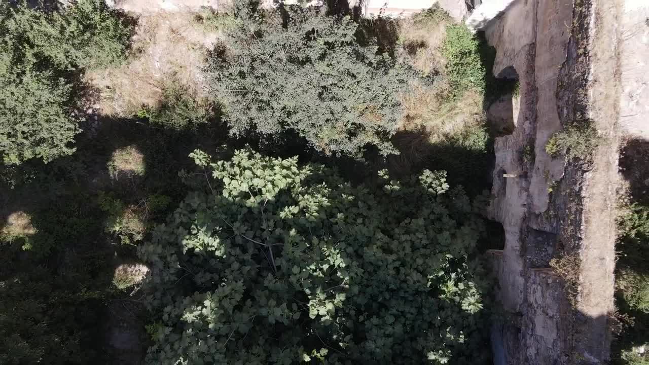 Free Stock Video Ruins Of A Building Covered With Vegetation Live Wallpaper - Free Download