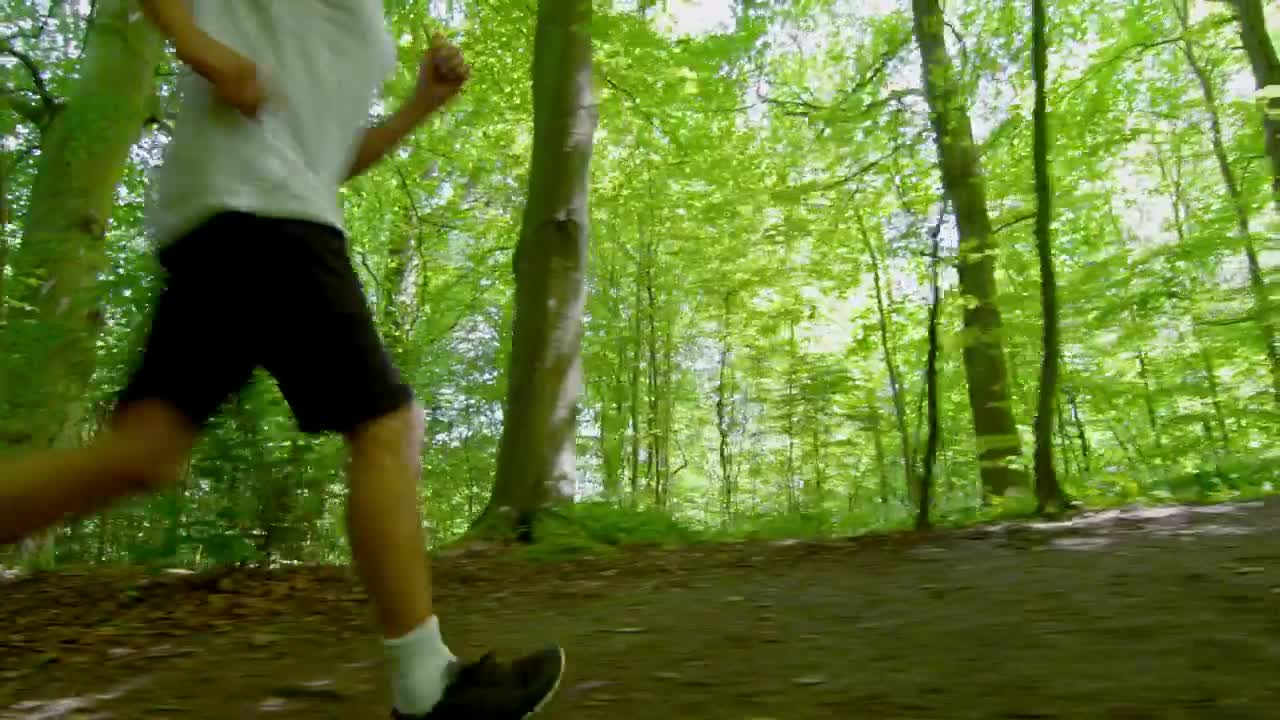 Stock Video Man Jogging In Short Animated Wallpaper - Free Download