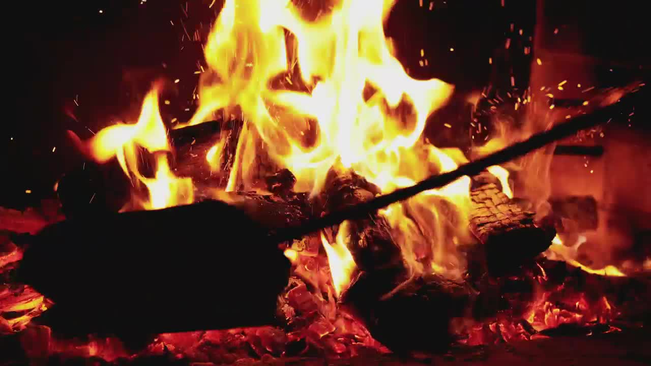 Stock Video Flames Of A Burning Fire Live Wallpaper For PC - Free Download