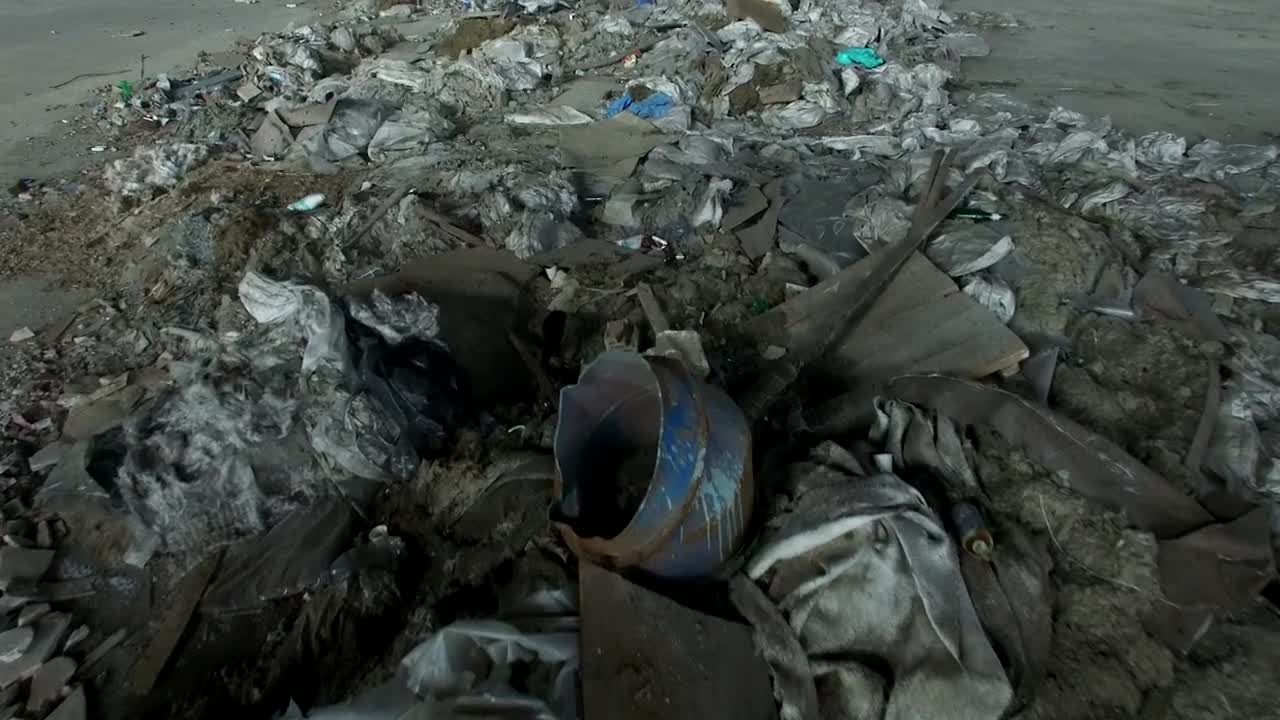 Stock Video Flying Over Pollution And Trash Live Wallpaper For PC - Free Download
