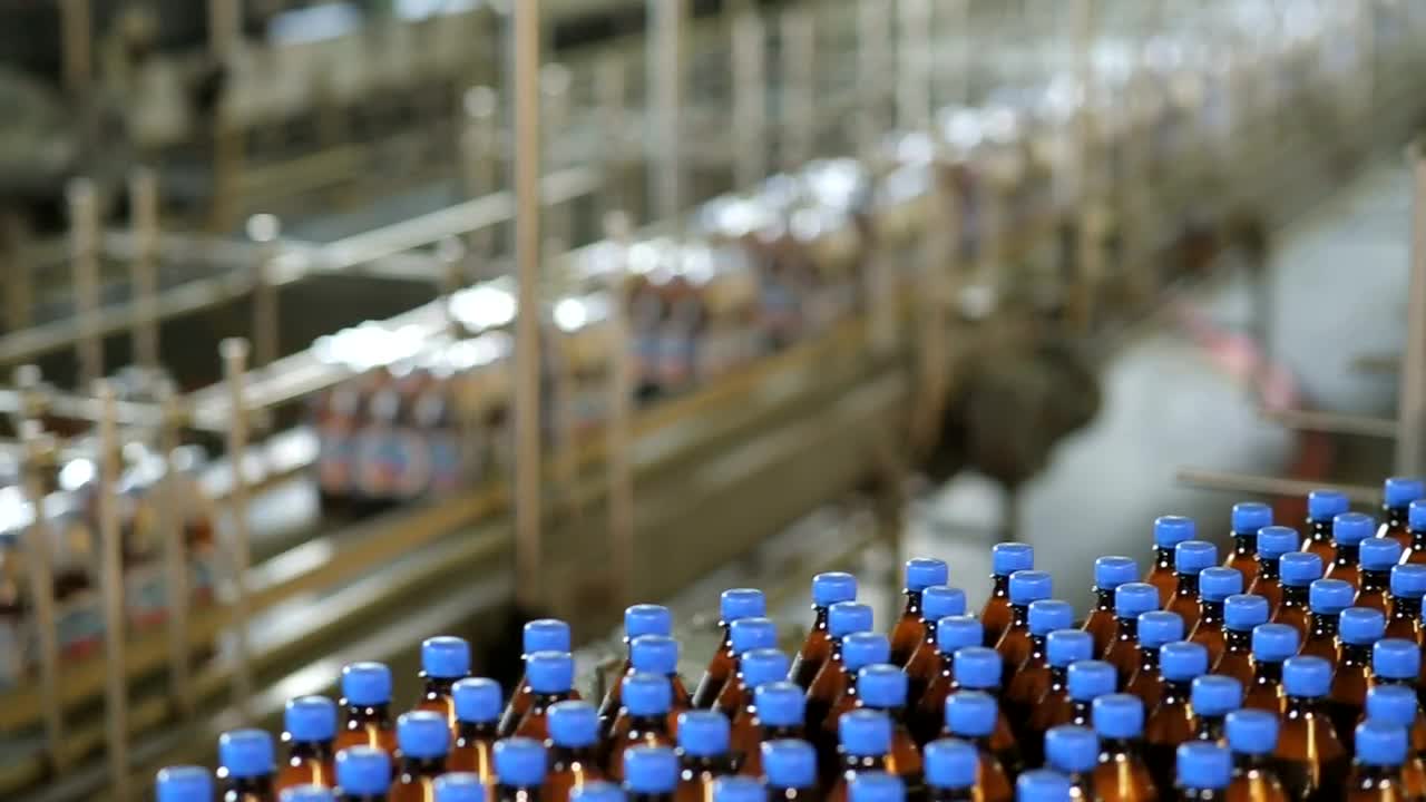 Stock Video Beer Bottle Production Line In The Factory Live Wallpaper For PC - Free Download