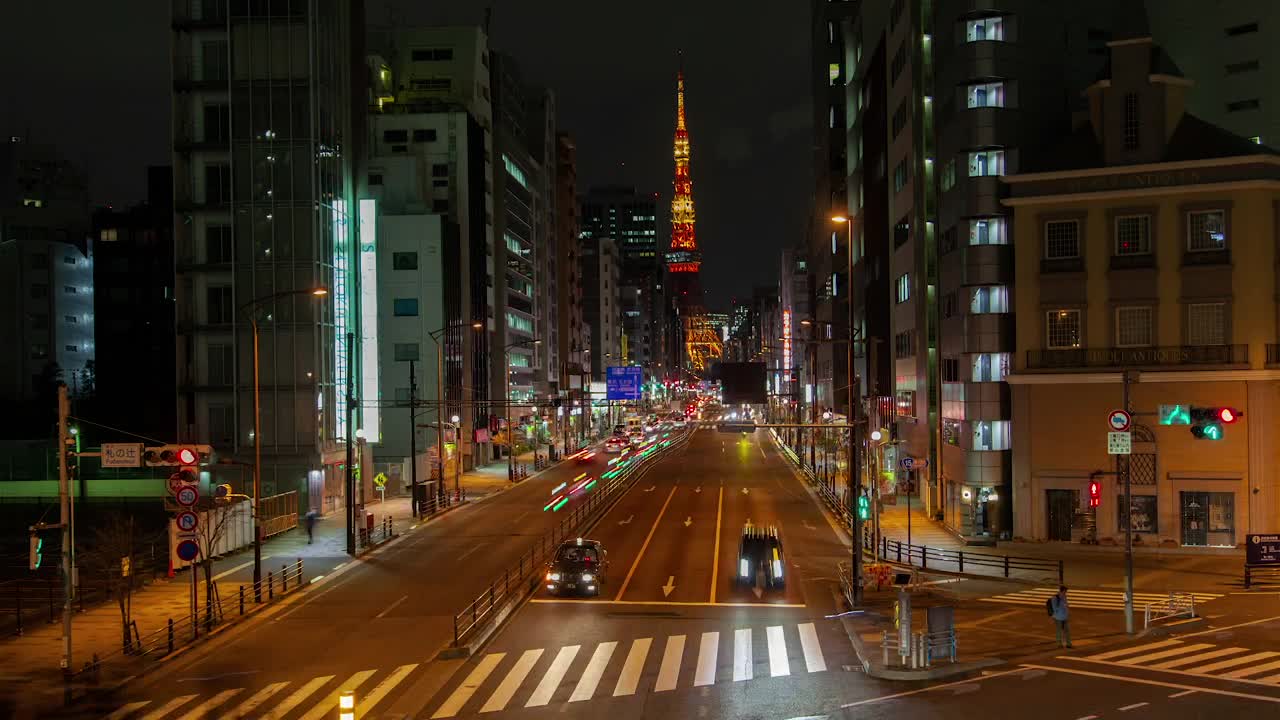 Stock Video Downtown Street In Tokyo Time Lapse Live Wallpaper For PC - Free Download
