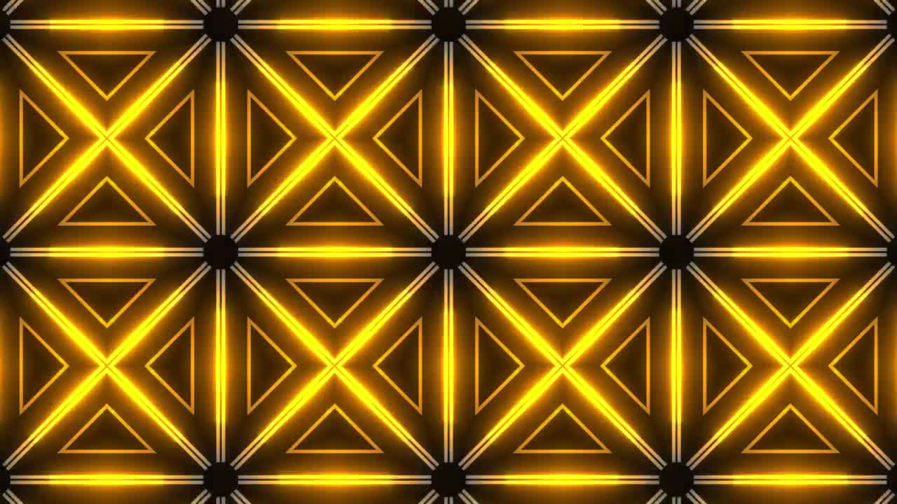 Stock Video Geometric Neon Lights Surface Live Wallpaper For PC - Free Download