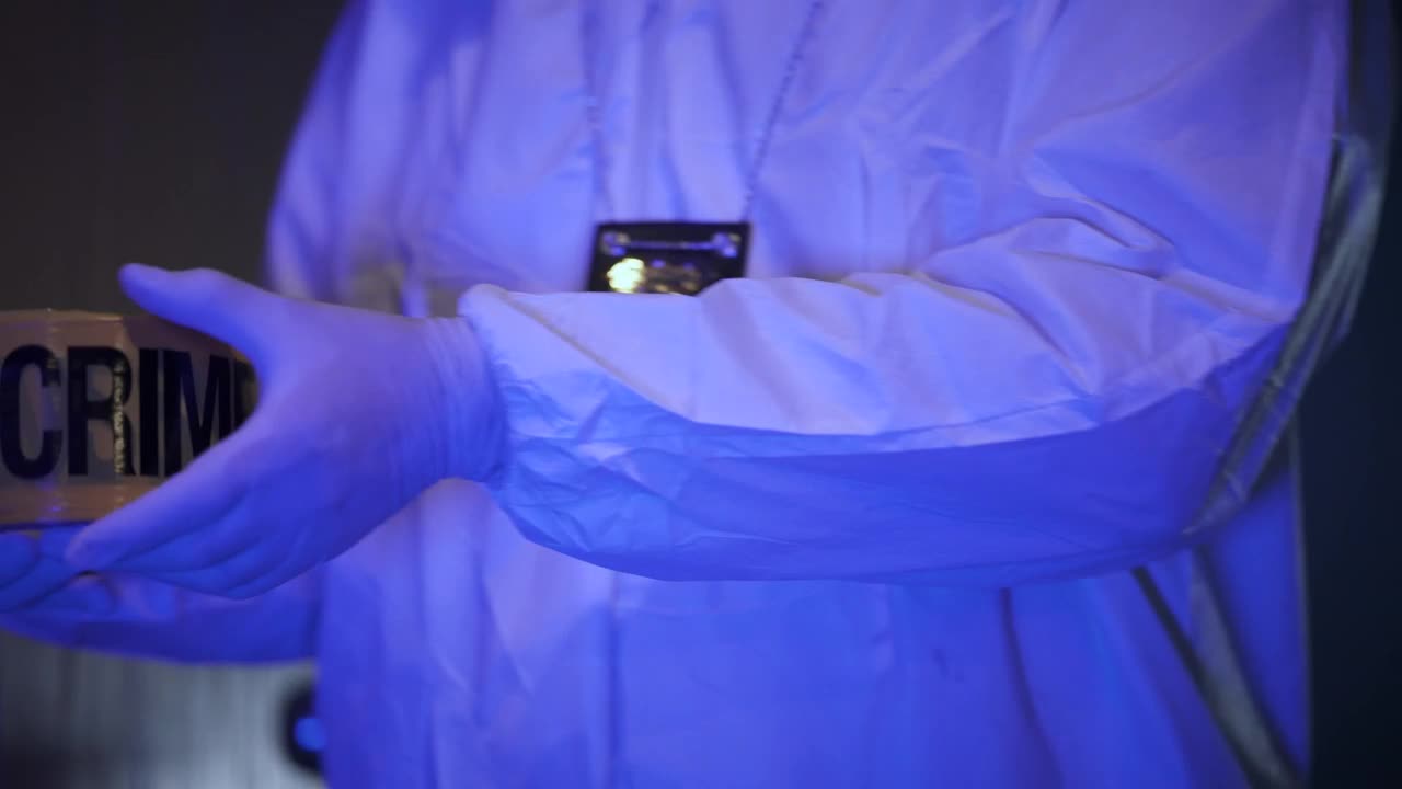 Stock Video Cordoning Off A Crime Scene With Barricade Tape Live Wallpaper For PC - Free Download