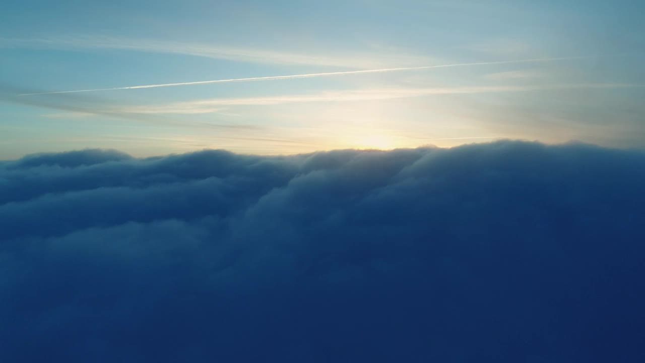 Free Video Stock Spectacular Sunrise View Over The Clouds Live Wallpaper - Free Download