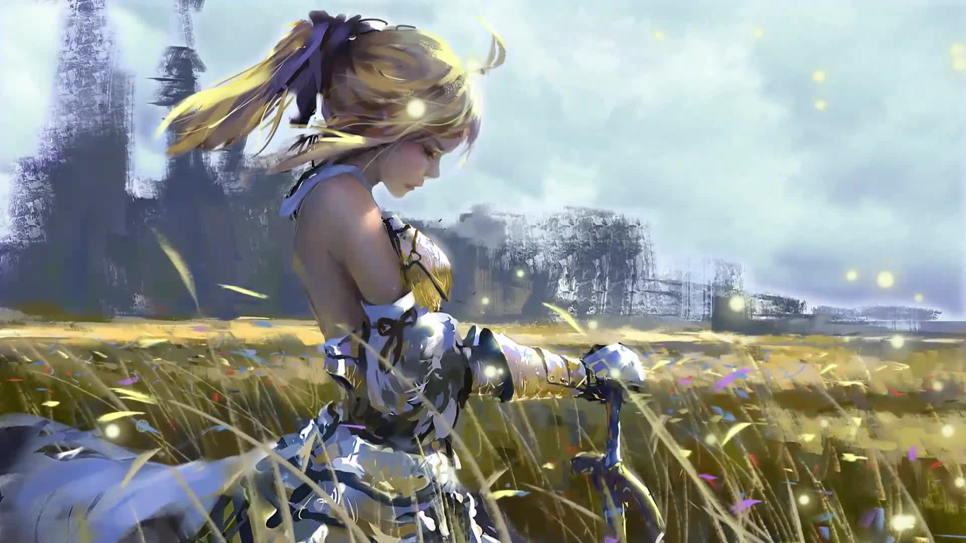 Fate Saber Field Live Wallpaper - Free Download